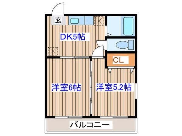 中倉麻布マンションの物件間取画像